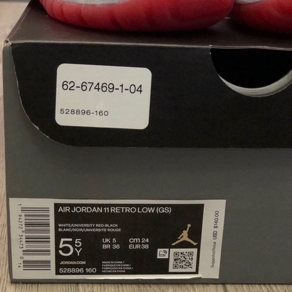 🛑SOLD🛑Nike Air Jordan Retro 11 Low 528896-160 - Picture 14 of 15